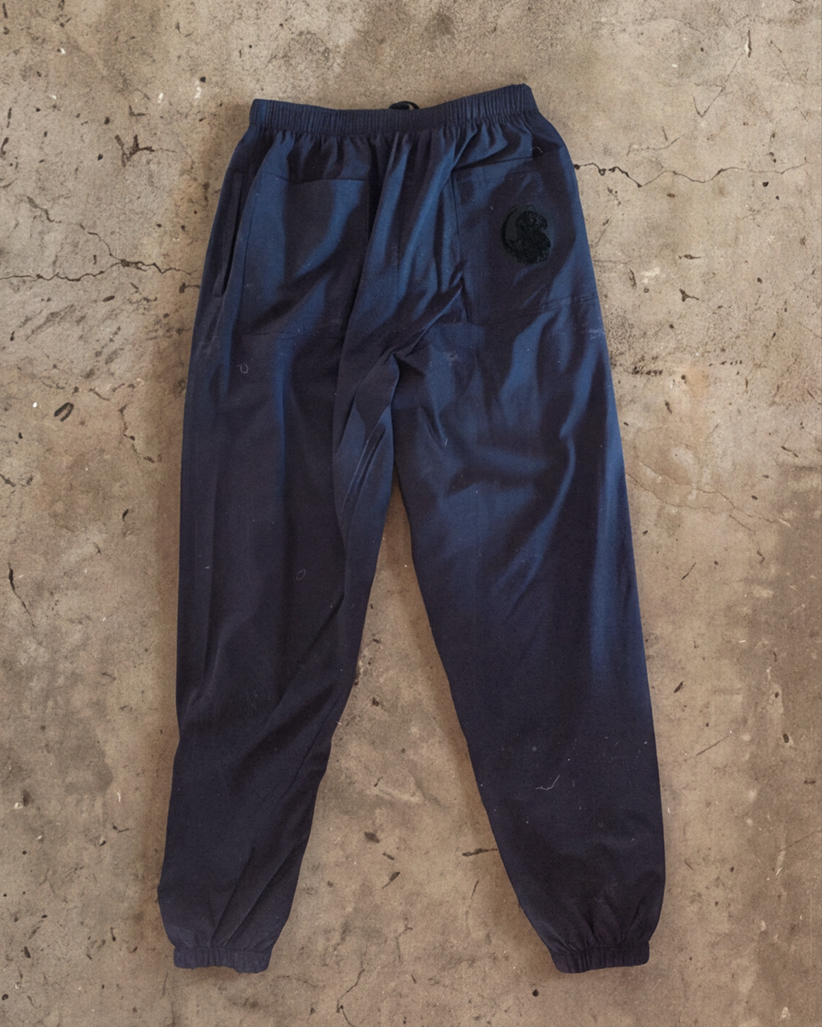 Dim Spirit x WebZero windbreaker joggers, back